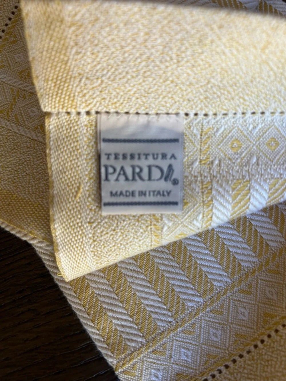 Pardi Tesitura (Umbrian artisan linen) guest towels, set of 3